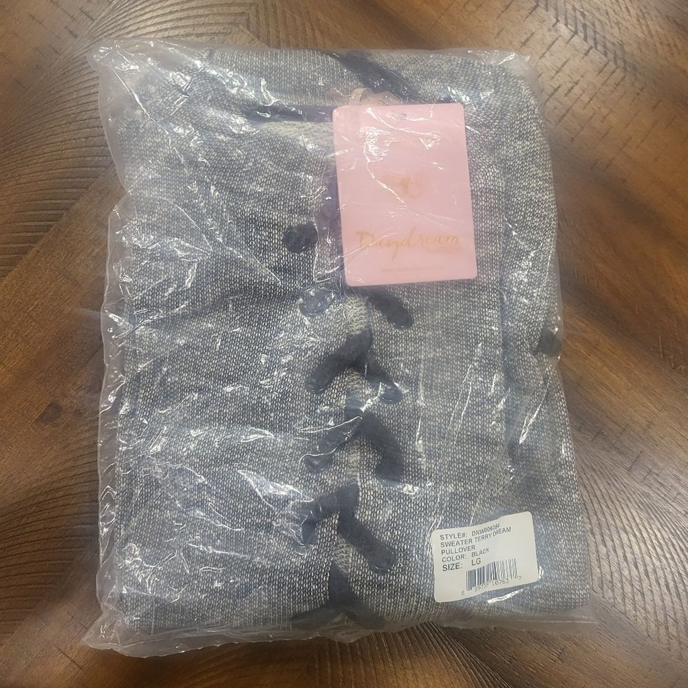 Dolls Kill x Daydream Nation Sweat Dream Pullover Large Black/White - Picture 4 of 4